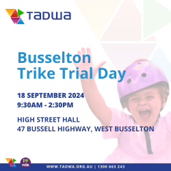 Busselton 2 Trike Trial Day 2024 Social Media Graphic V1 240125 FINAL